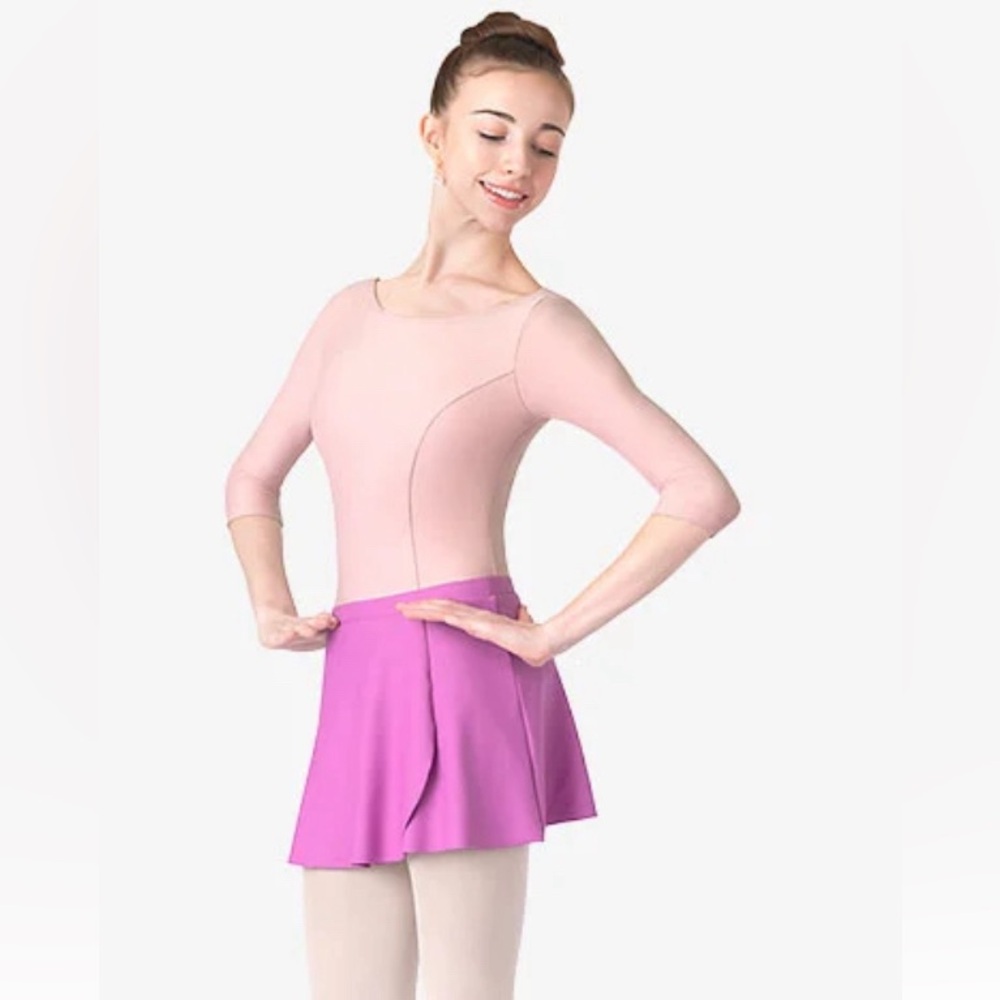 Mariia Crown Mock Wrap Pull On Skirt
